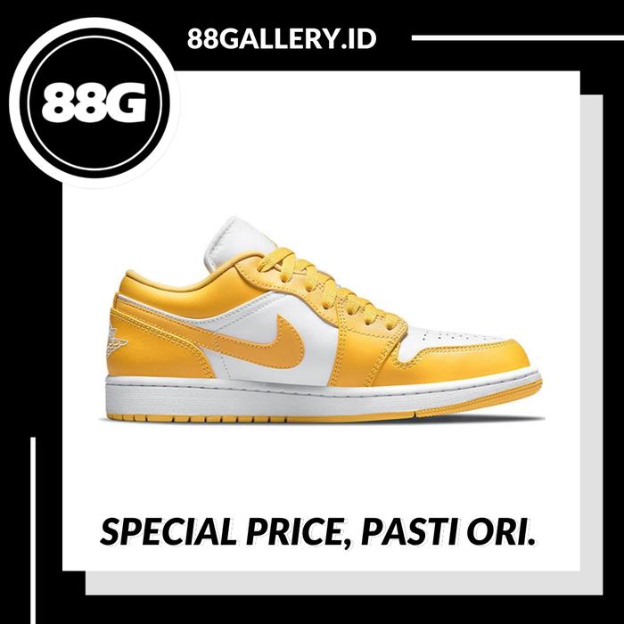 Air Jordan 1 Low Pollen / Mustard Yellow 100% Original