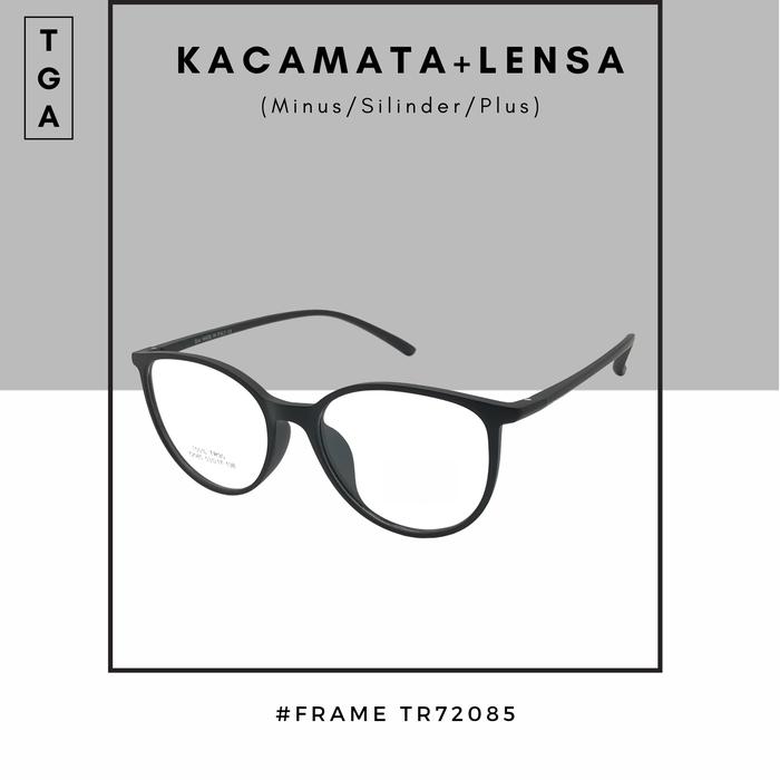 [TGA] Frame Kacamata TR72085 Paket Kacamata + Lensa Minus Anti Radiasi