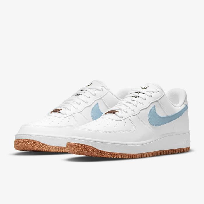 NIKE AIR FORCE 1'07 LV8 INDIGO WHITE OBSIDIAN