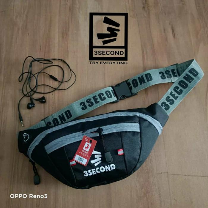 Tas Slempang Pria Waistbag Three Second not Eiger Murah