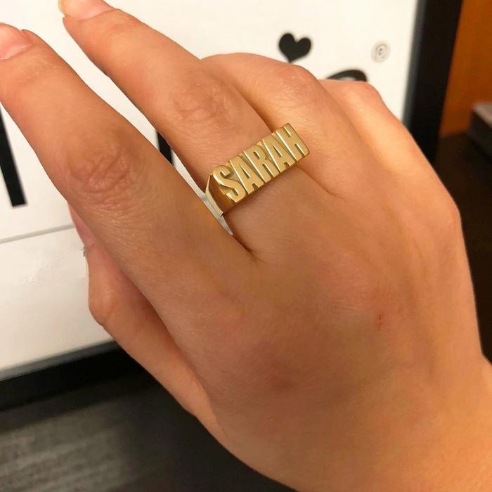 CINCIN BERLIAN LAPIS EMAS CUSTOM NAMA VIRAL