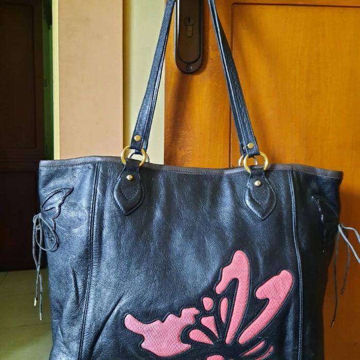 Tas Wanita Branded Second Vincis Bench Tote Bag