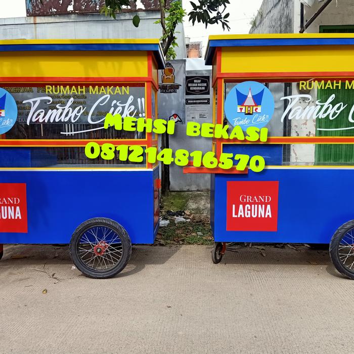 Gerobak booth SATE PADANG , ato lontong sayur padang