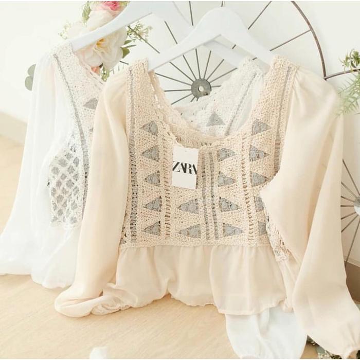 Yu Na-BI blouse korea- rajutkorea-blouse korea-blouse murah
