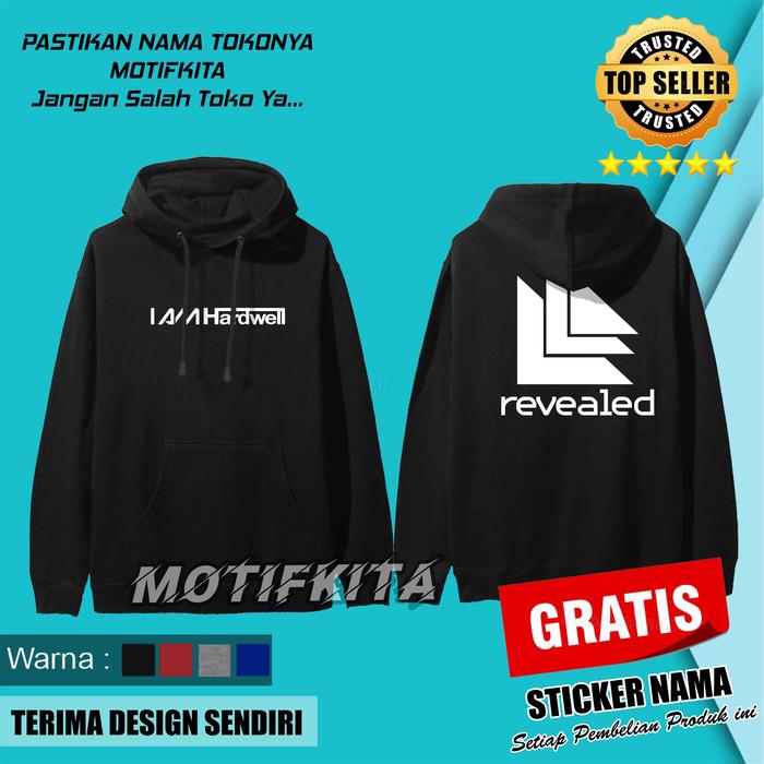 KEREN! Jaket Hoodie Sweater HARDWELL Pria Wanita
