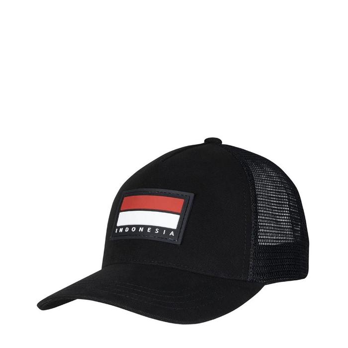 Topi Emblem Indonesia - Eiger X Red n White Cap Original