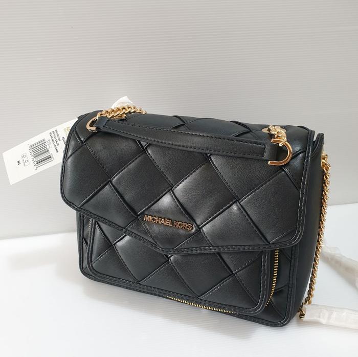 TAS MK REGINA BLACK SHOULDER BAG AUTHENTIC ASLI ORIGINAL