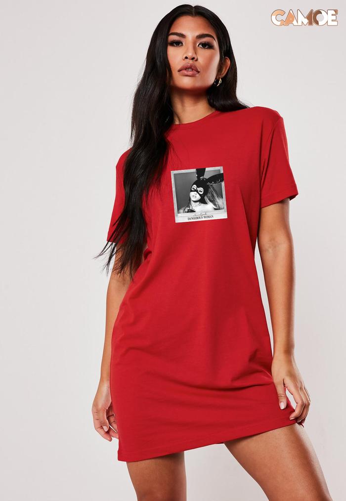 Kaos Dress premium ariana grande dangerous women