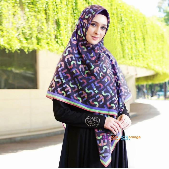 scraf sisesa large purple delight lime zeet