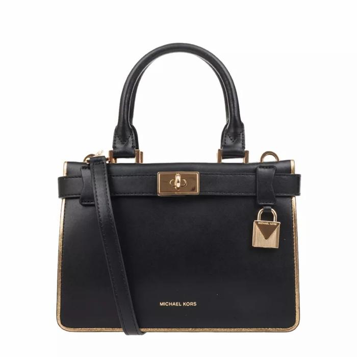 TAS WANITA MK ORIGINAL - MK TATIANA MINI SATCHEL BLACK