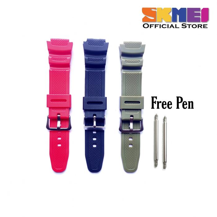 STRAP TALI CASIO SGW 450 SGW450 SGW-450 HITAM FREE PEN