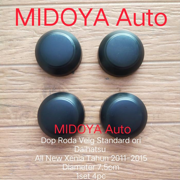 Dop Roda Velg Standard All New Xenia Tahun 2011-2015 ori 1set 4pc