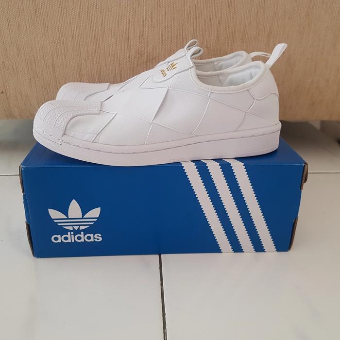 Sepatu Shoes Adidas Superstar Slip On Women FV3186 Original 100%