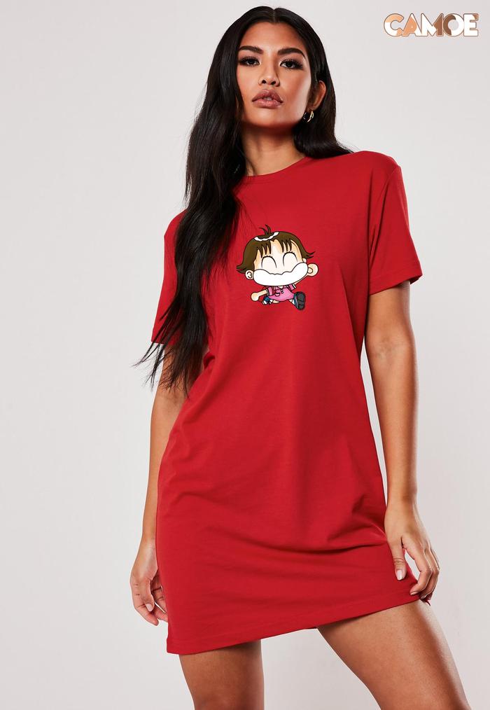Kaos Dress premium hi miiko komik jepang