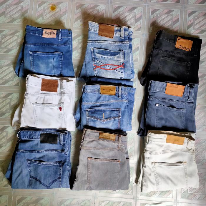 jeans Superdry, Abercrombie,CK, Massimo Dutti, Denizen,&Denim