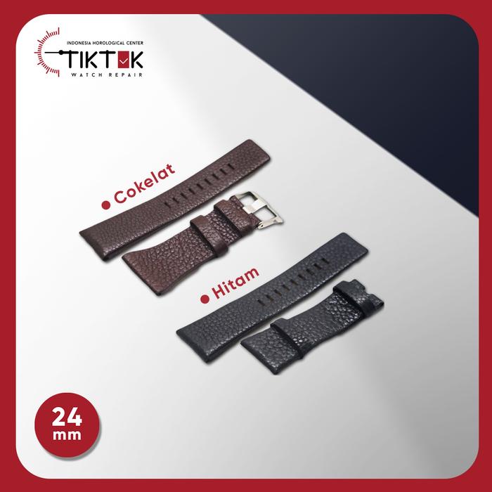 Diesel Leather Strap / Tali Jam Tangan Kulit Diesel 24 mm- Pilih Warna