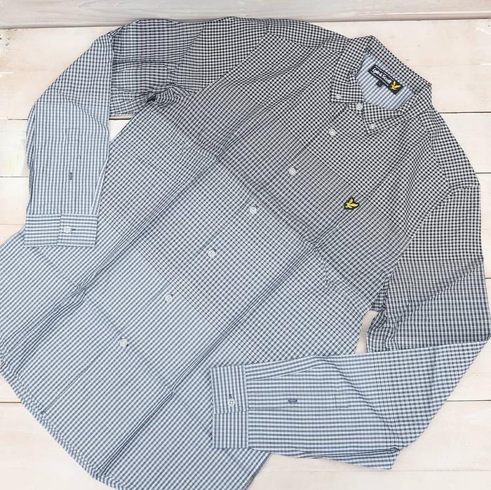 Lyle & Scott Long Sleeve Gingham Gradient Shirt