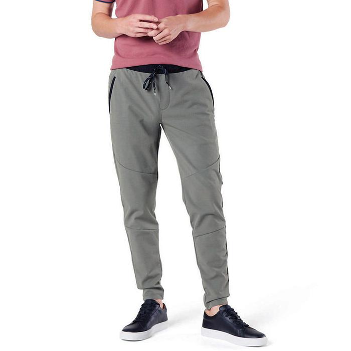 Celana Jogger DOCKERS Mens Mixed Media Joggers Castor Gray ORIGINAL