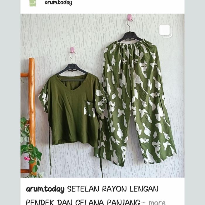 SETELAN RAYON LENGAN PENDEK