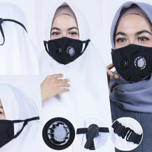 Tali Headlop Hijab Masker Bowin per pcs