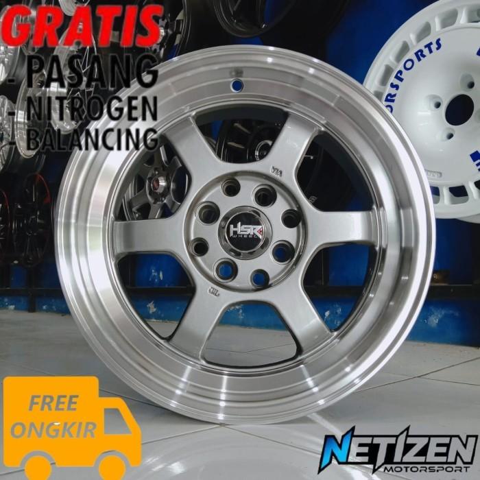 Velg Racing Ring 15 HSR Model TE 37 Celong Lebar 7/8 Agya Sigra Datsun