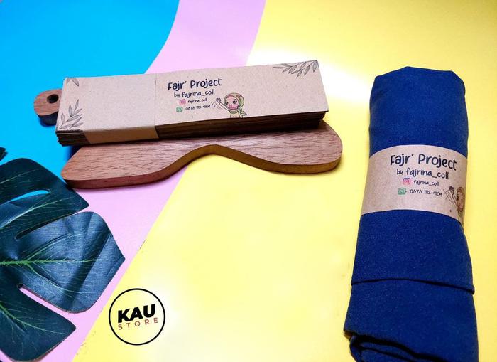 Print Roll Hijab / Roller Jilbab / Label Pengikat Kerudung Custom Logo