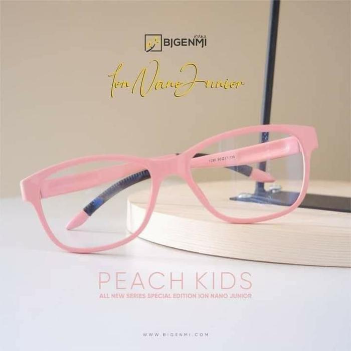 Kacamata Ion Anak Anti Radiasi, Bigenmi Kids Peach