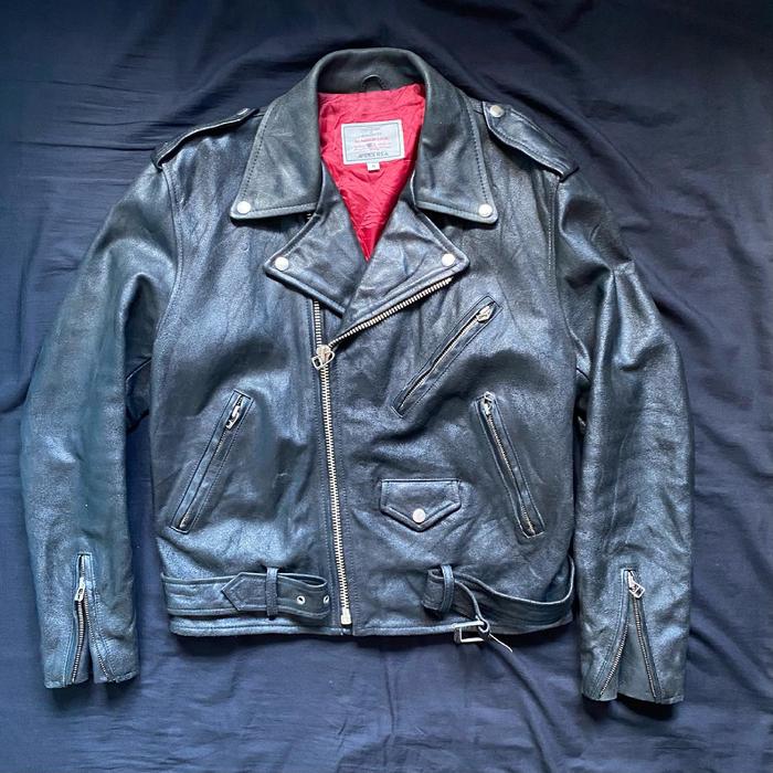 Jaket Kulit Avirex Model Ramones Not Schott Perfecto