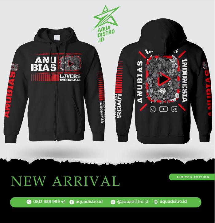 HOODIE ANUBIAS LOVERS INDONESIA vers 2