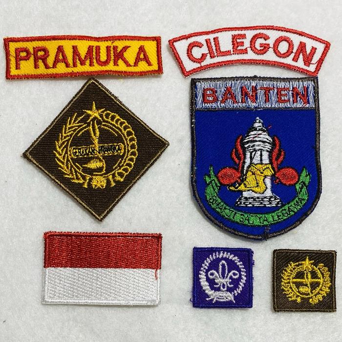 1 SET BADGE PRAMUKA PUTRA CILEGON BANTEN