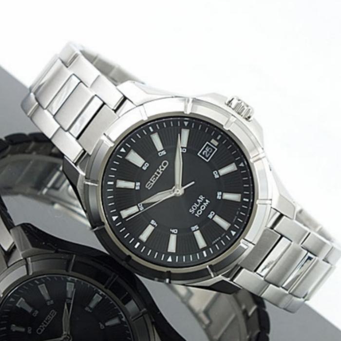 Jam tangan pria seiko solar sne081 p1 Seiko SNE081P1