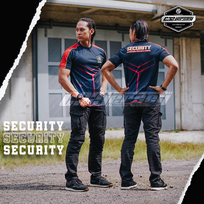 JERSEY KAOS OLAHRAGA SECURITY / SATPAM FULLPRINT PREMIUM C72