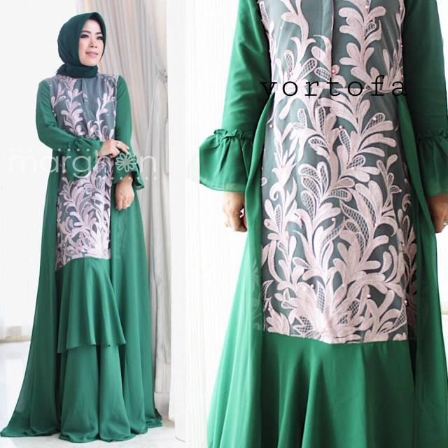 Gamis Pesta Muslimah Princess Mg Ori. Kebaya Dress Gaun Wisuda Lamaran