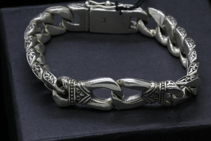 GELANG RANTAI PERAK ASLI 925 UKIRAN BALI PRIA DAN WANITA ORI