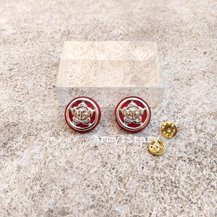 PIN KERAH BAJU SATPAM PERAK MIROR