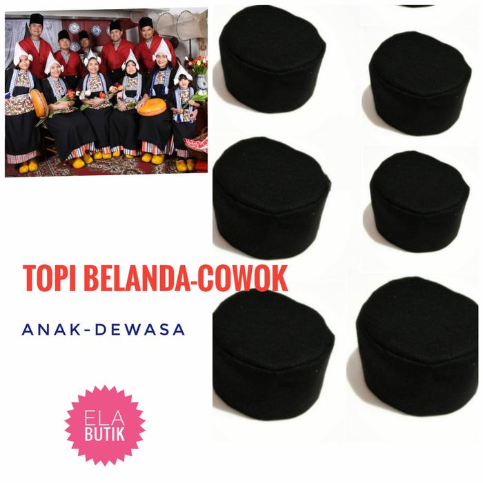 topi belanda-pria-kostum belanda-anak-dewasa-kostum internasional