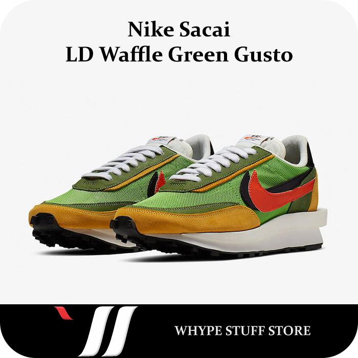 Nike LD Waffle Sacai Green Gusto - BV0073-300 - 100% Authentic