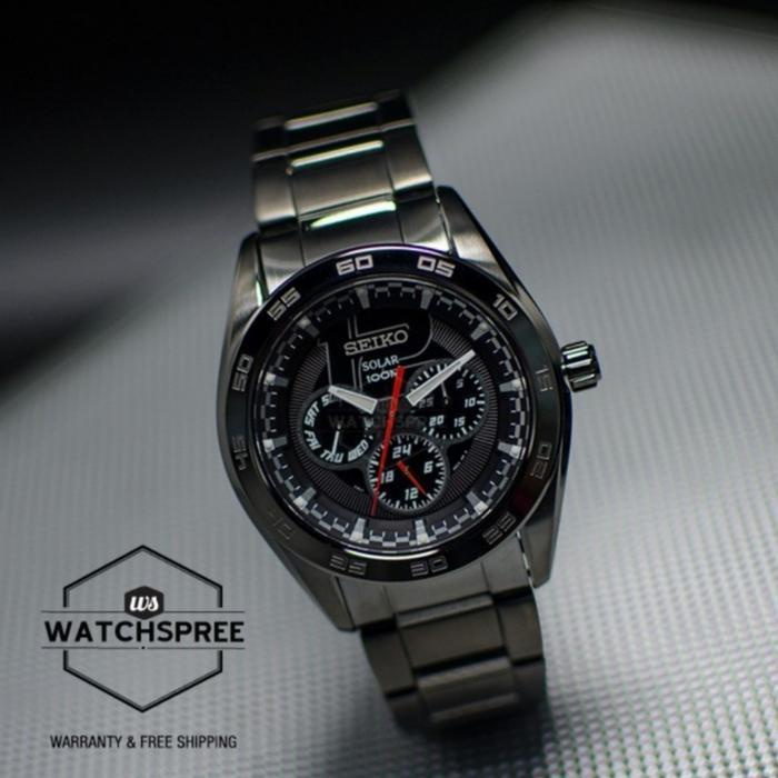 Jam tangan pria seiko solar sne201 p1 Seiko SNE201P1