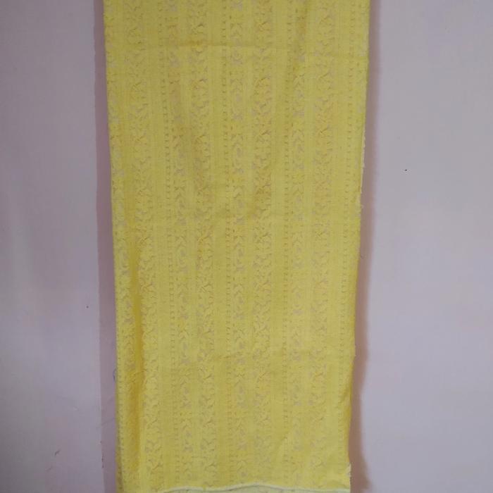 kain kuning bahan brokat