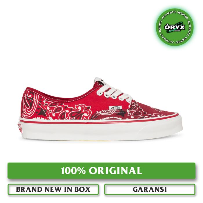 Vans Og Authentic Lx x Bedwin & The Heartbreakers Bandana Red