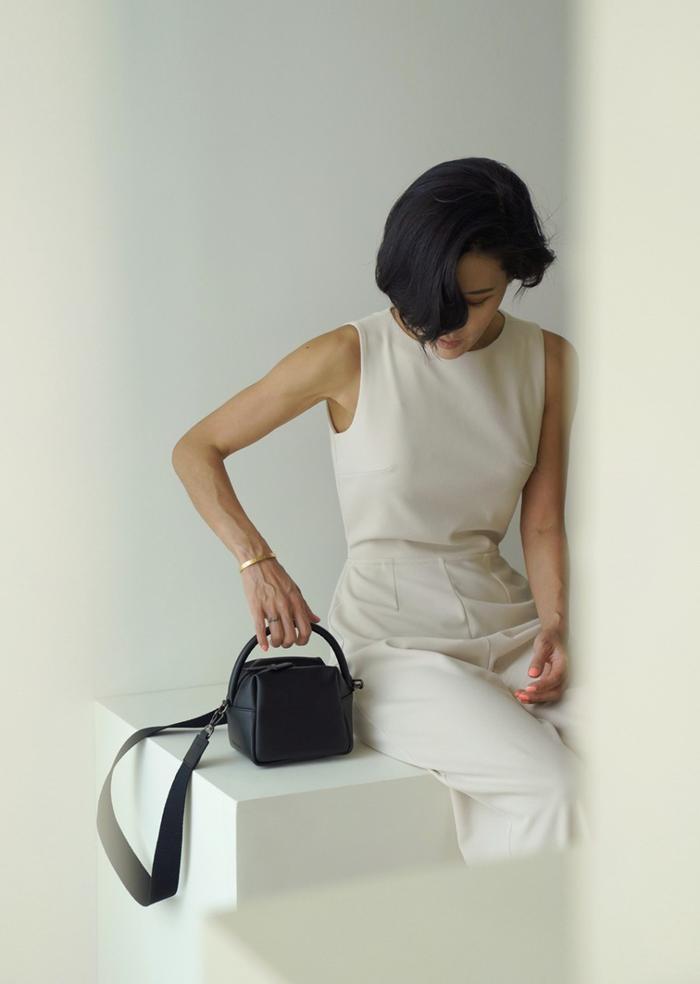 READYSTOCK KWANI BREAD BAG QUARTER Vinegar Micro Black Made in Korea