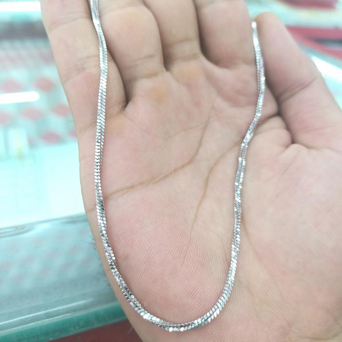 kalung emas putih asli 420 italy HWT