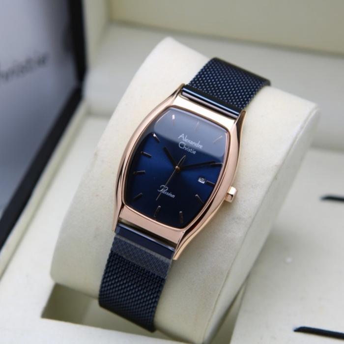 ALEXANDRE CHRISTIE AC 2939 ROSEGOLD BLUE AC2939 WANITA ORIGINAL