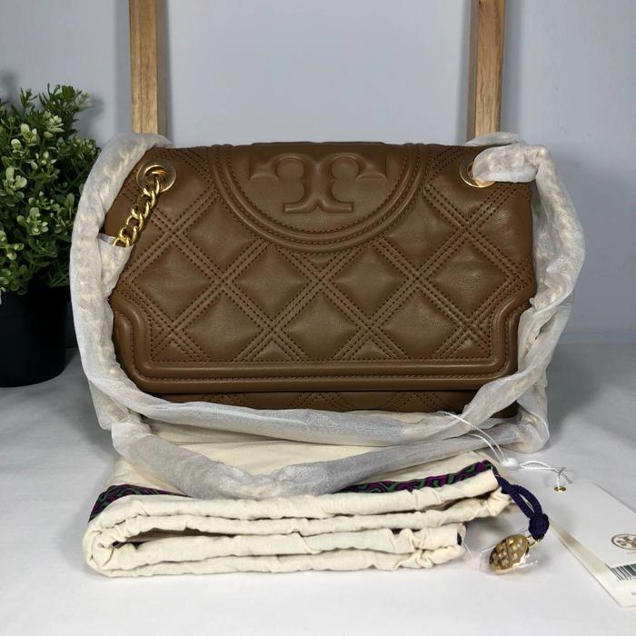 Tory Burch Fleming Soft Convertible Shoulder Bag Moose.