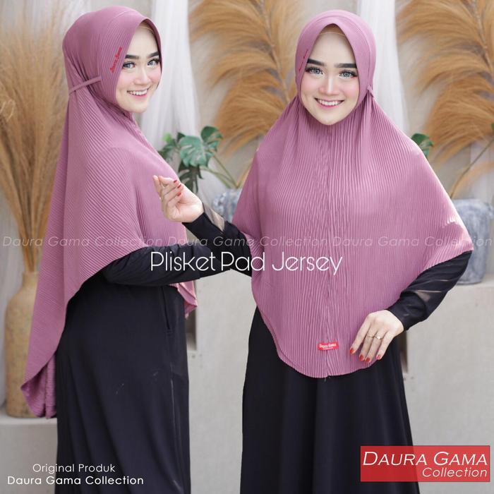 HIJAB INSTAN BERGO JUMBO PAD PLISKET LIDI BY DAURA GAMA
