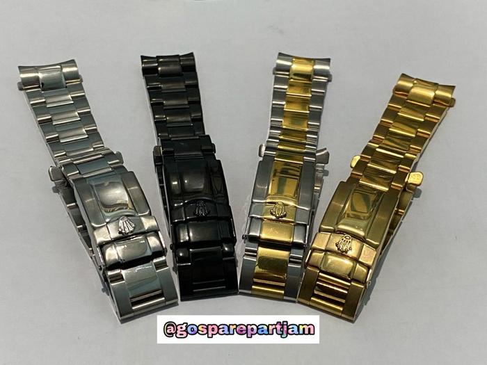 Strap Tali Jam Rolex Daytona-Tali Jam Rantai Stainless-20 mm-emas