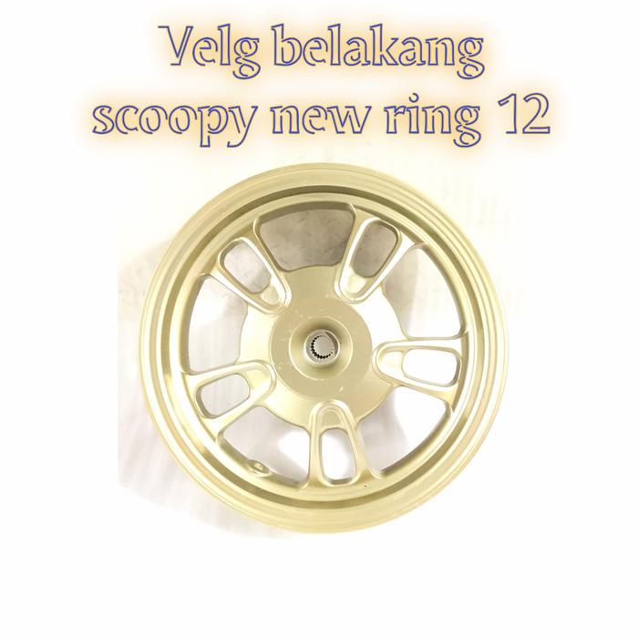 velg pelk pelek belakang scoopy new ring 12 gold
