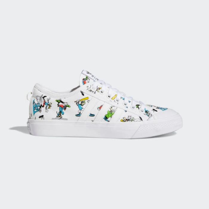 Adidas Men Nizza X Disney Sport Goofy Shoes Cloud White Original