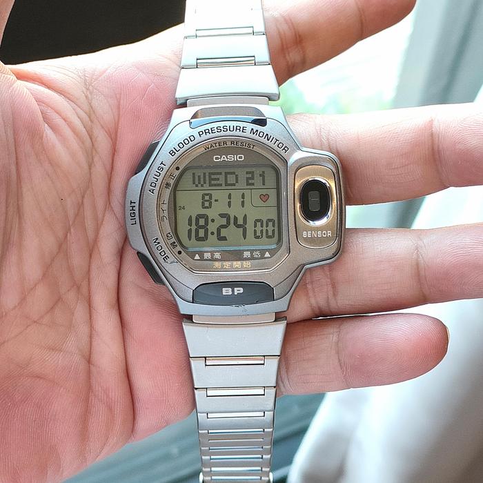 Jam CASIO BP Japan vintage Blood Pressure ORIGINAL