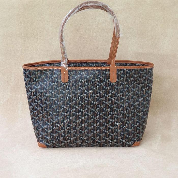 bag Goyard tas Artois PM Black-Tan